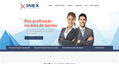 Desktop Screenshot of inexonline.com.br