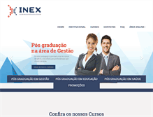 Tablet Screenshot of inexonline.com.br
